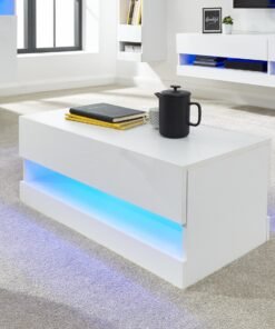 Galicia Coffee Table With Led White