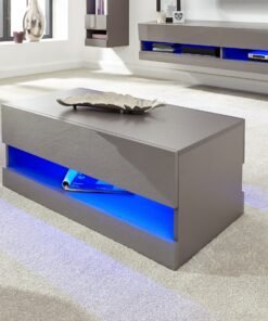 Galicia Coffee Table With Led Grey