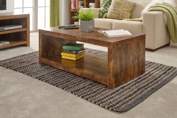 Jakarta Coffee Table With Shelf Mango