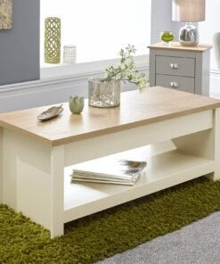 Lancaster Lift Up Coffee Table Cream