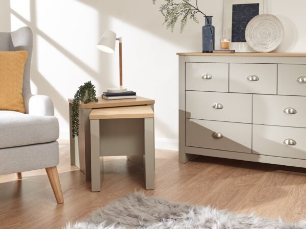 Lancaster Nesting Tables Grey